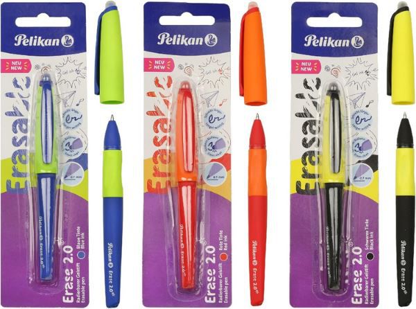 🖊️ 3er Pack Pelikan Erase 2.0 Ergonomischer Tintenroller für 5,08€ (statt 11€)