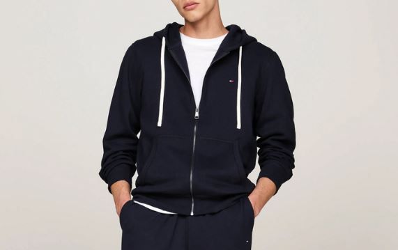 Tommy Hilfiger Essential Fleece Sweatjacke für 72,44€ (statt 89€)