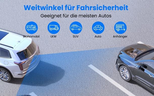 AUTO VOX OEM 1080p Rückfahrkamera mit 6 LED Nachtsicht für 22,99€ (statt 46€)