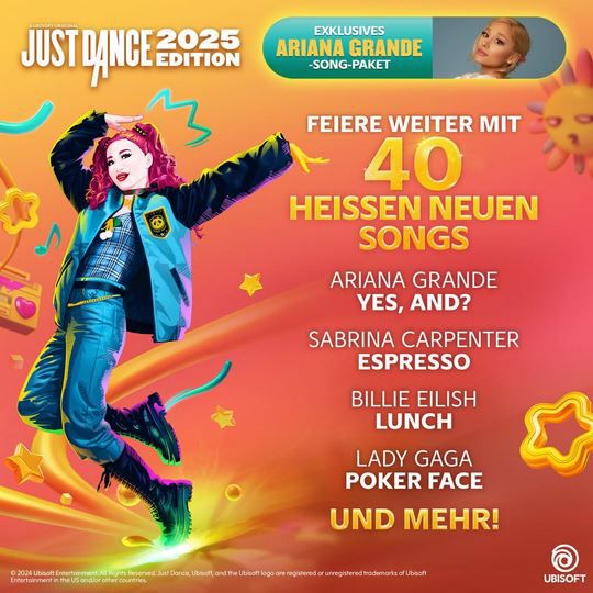 🕺 Just Dance 2025 Edition (Code in a box) Nintendo Switch für 29,99€ (statt 34€)