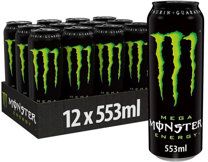 🥤 12er Pack Monster Energy Classic, 553ml Dose (!) ab 13€ (statt 21€)