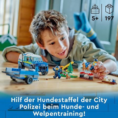 LEGO 60369 City Mobiles Polizeihunde Training Set für 14,16€ (statt 18€)