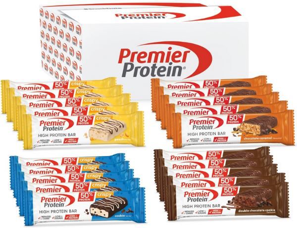 🍫 20er Pack Premier Protein High Protein Bar Multiflavourbox ab 16,14€ (statt 21€)