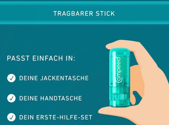 Compeed Anti Blasen Stick   Schützt unsichbar vor Blasenbildung & Scheuern ab 4€ (statt 6€)