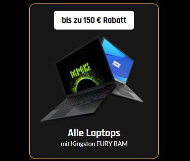 🔥💻 XMG Laptops bis zu 150€ Sofortrabatt   z.B. XMG EVO 14 (M24) für 979€ (statt 1.129€)