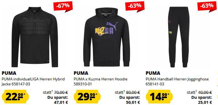 🔥 SportSpar Puma XXXXXL Sale ab 3,99€ + 5€ Gutschein ab 60€