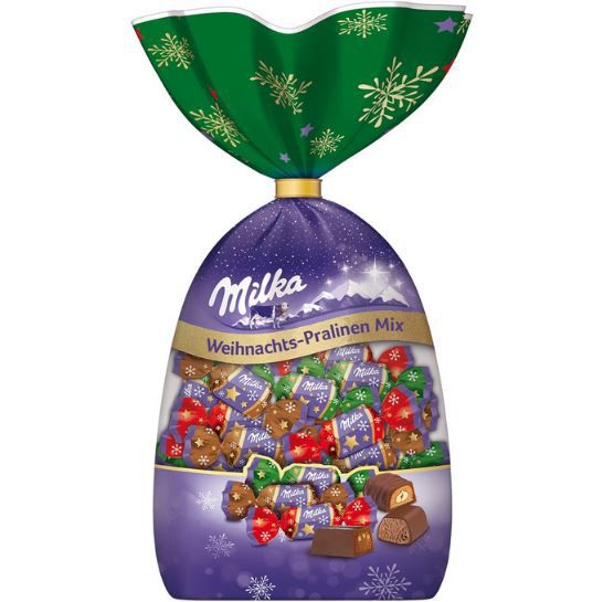 Milka Weihnachts-Pralinen Mix, 180g für 2,83€ (statt 5€)