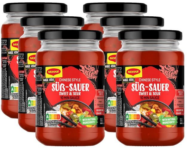 🥢 6er Pack Maggi Magic Asia Chinese Style Süß Sauer Sauce ab 12,73€ (statt 16€)