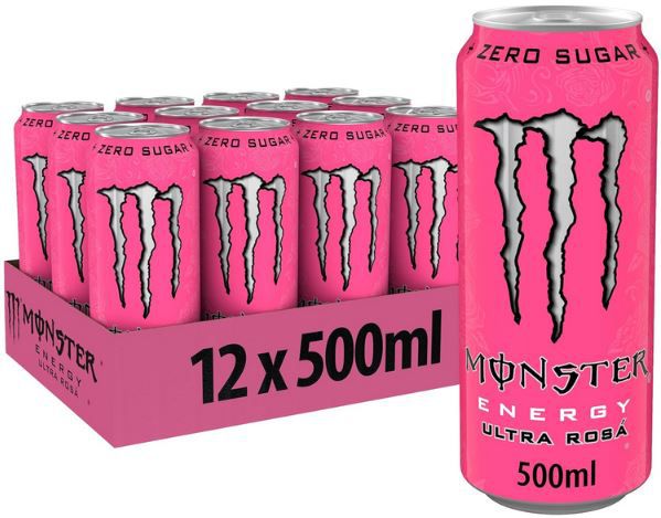 🥤 12er Pack Monster Energy Ultra Rosa Grapefruit ab 11,69€ (statt 18€)