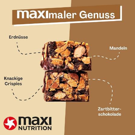 🥜 12er Pack MaxiNutrition Dark Chocolate Peanut Nussriegel ab 18,32€ (statt 23€)