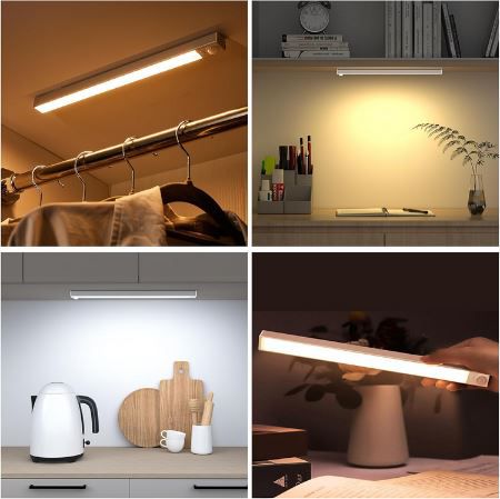 💡 3er Pack Forepin LED Unterbauleuchte mit Bewegungsmelder für 15,99€ (statt 27€)