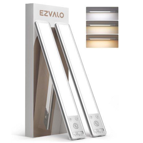 2x EZVALO LED Schrankbeleuchtung (20cm + 62 LEDs) für 12,59€ (statt 21€)