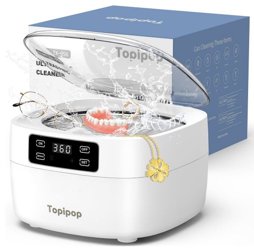 Topipop 750ml Ultraschallreinigungsgerät für 27,59€ (statt 40€)