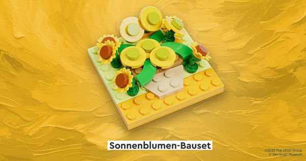 Gratis: LEGO Sonnenblumen Bauset bei Bauaktion in LEGO® Stores am 5. & 6.3.