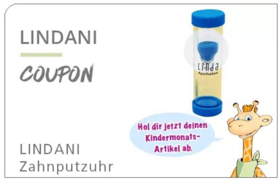 Linda Apotheken: LINDANI Zahnputzuhr gratis