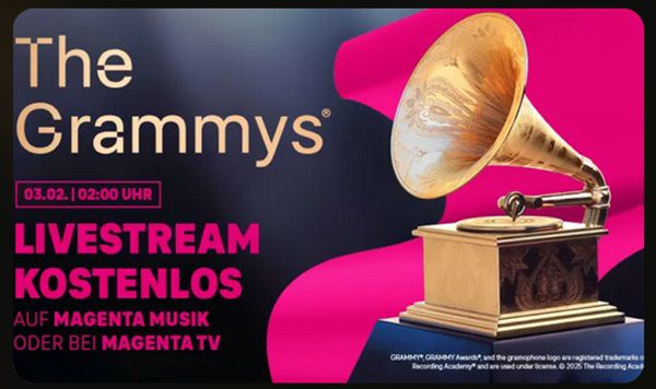 Magenta: 67. Grammy Awards live gratis ansehen