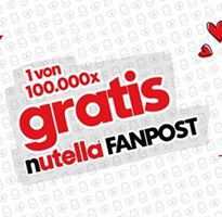 Mit Kauf von Nutella personalisierte Fanpost gratis abstauben