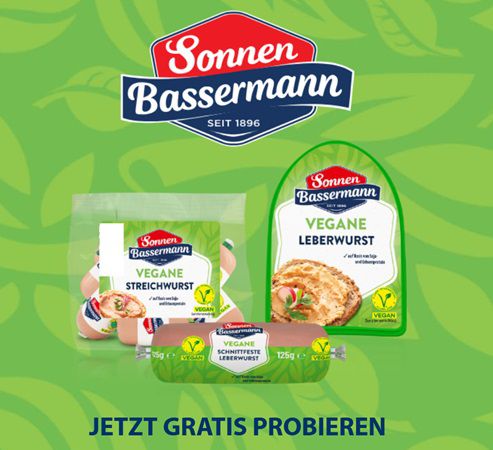 Sonnen Bassermann: Vegane Streichwurst gratis ausprobieren