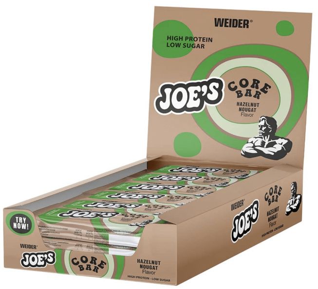 🤤 12x JOE’s Core Bar Hazelnut Nougat Proteinriegel ab 12,59€ (statt 17€)