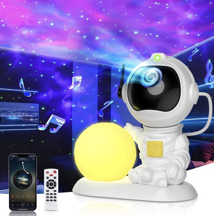 VUENICEE Astronaut Sternenhimmel Projektor mit Bluetooth für 17,99€ (statt 30€)