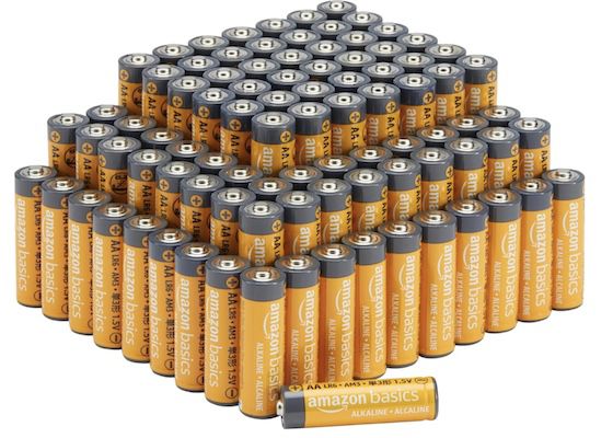 100x Amazon Basics AA Alkalisch Batterien mit 1.5 V für 18,31€ (statt 26€)