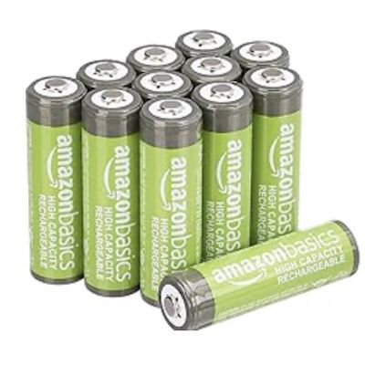 🔋12x wiederaufladbare Amazon Basics AA-Batterien für 12€ (statt 17€)