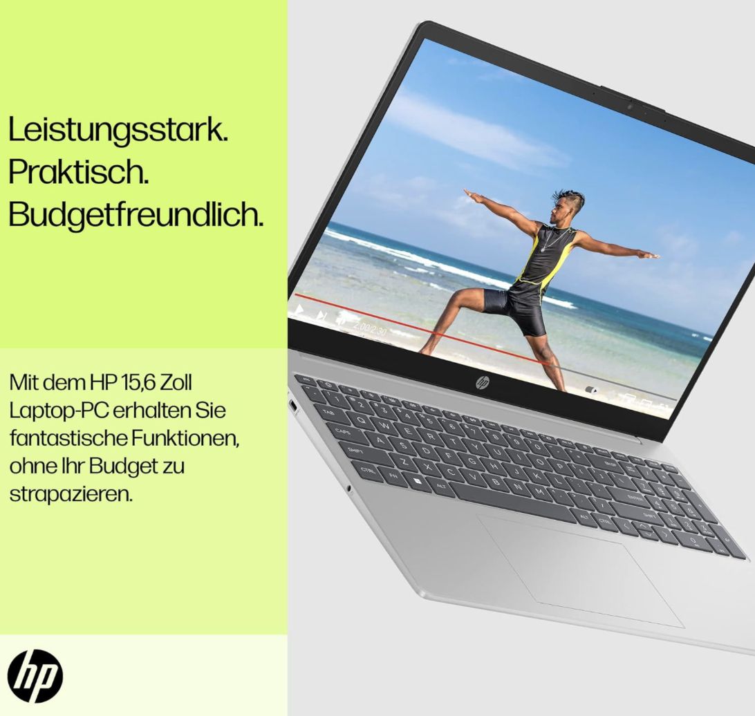 🧑‍💻HP Laptop mit 15,6 FHD Display & 16/512GB für 499€ (statt 549€)