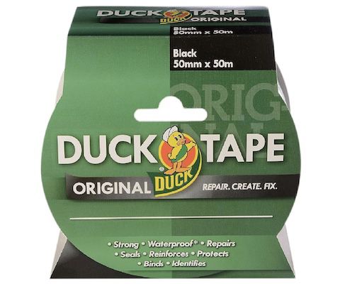 Duck Tape Original in Schwarz mit 50 mm x 50 m für 5,98€ (statt 10€)