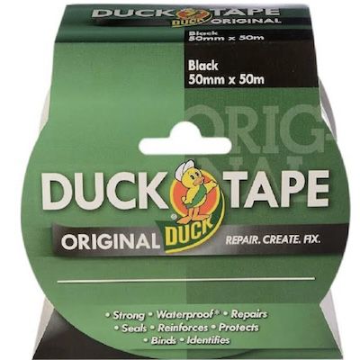 Duck Tape Original in Schwarz mit 50 mm x 50 m für 5,98€ (statt 10€)