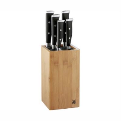 🔪 WMF Grand Class 6-tlg. Messer-Set mit Bambus-Messerblock für 111,60€ (statt 139€)