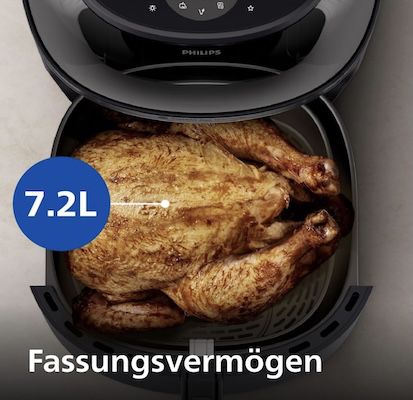 Philips NA340/00 Airfryer mit 7.2L & Kochfenster für 159,99€ (statt 190€)