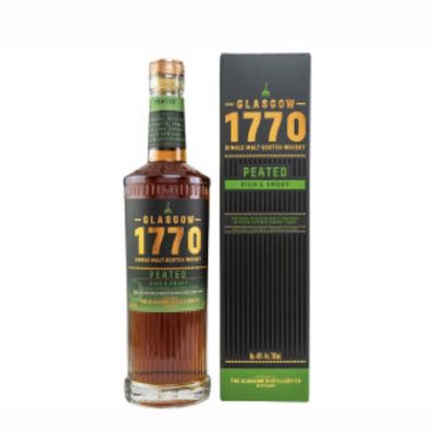 🥃 Glasgow 1770 Single Malt Peated Whisky Rich & Smoky für 46,65€ (statt 55€)