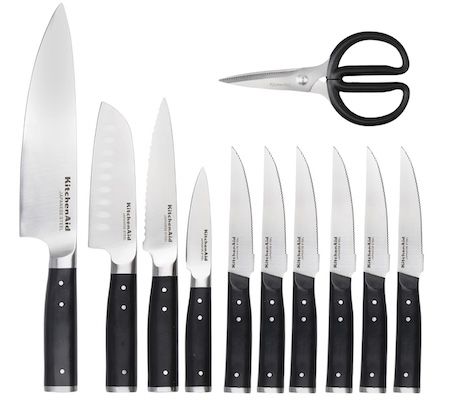 KitchenAid Gourmet Japanisches Stahlmesserset für 79,99€ (statt 95€)