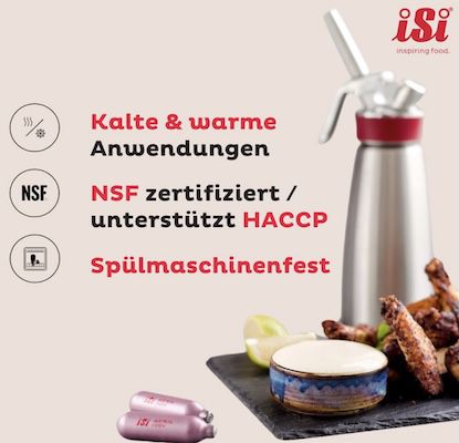 500ml iSi Gourmet Whip Sahnespender für 71€ (statt 86€)