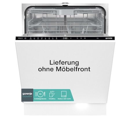 🍽️ Gorenje GV 663 D60 vollintegrierbarer Geschirrspüler für 389€ (statt 460€)