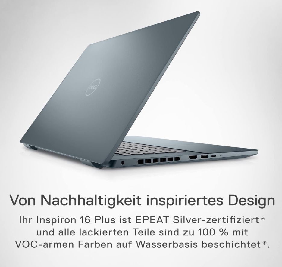 👨‍💻 Dell Inspiron 16 Plus 7620 Laptop mit 16/512 GB für 949€ (statt 1.240€)