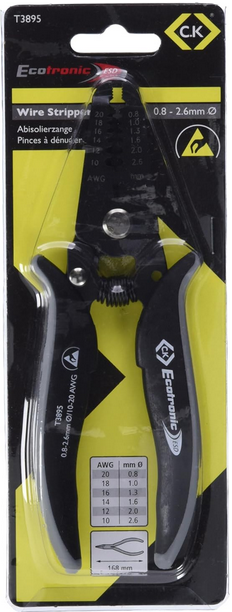 C.K Elektronik Abisolierer ESD, Durchmesser 0,8 2,6 mm, T3895 für 8,13€ (statt 15€)