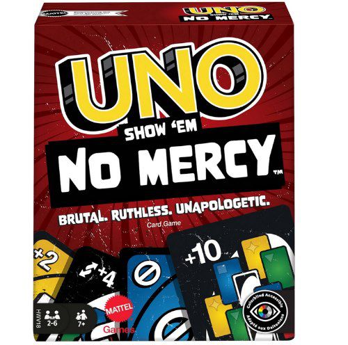 🎴 UNO Show `em No Mercy mit 56 zusätzliche Karten für 8,77€ (statt 14€)