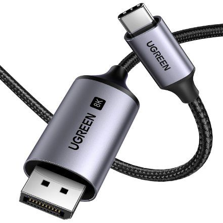 UGREEN USB C auf DisplayPort 1.4 Kabel (2m) für 15,99€ (statt 20€)