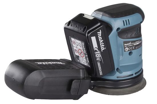 Makita DBO180RTJ Akku Exzenterschleifer inkl. 2 Akkus + Ladegerät für 190,38€ (statt 262€)