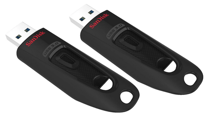 Doppelpack: SANDISK Ultra USB 3.0 Stick 64GB ab 9,99€ (statt 20€)