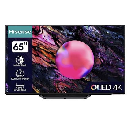 Tipp ➡️ Hisense 65A85K – 65 Zoll OLED Fernseher für 999€ (statt 1.299€)