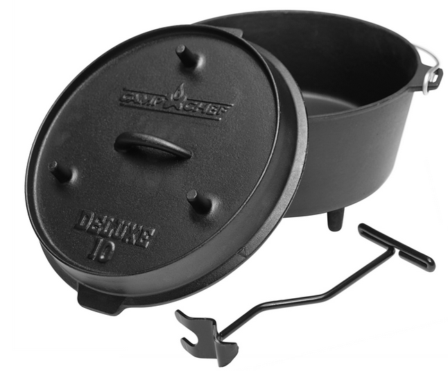 Camp Chef 10 Deluxe Dutch Oven Set für 23,90€ (statt 55€)