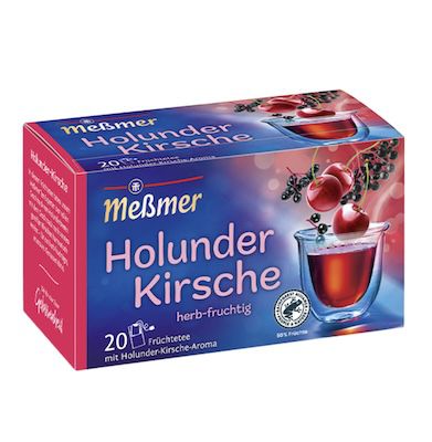 20er Pack Meßmer Holunder-Kirsche für 1,42€ (statt 2,15€) – auch andere Sorten