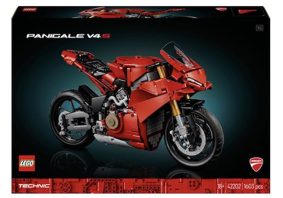 LEGO Technic 42202 Ducati Panigale V4 S Motorrad Bausatz für 128,56€ (statt 150€)