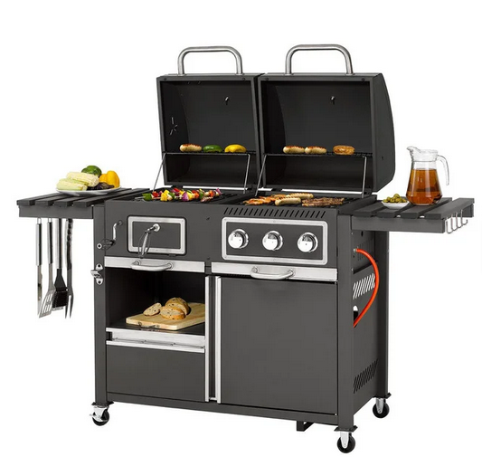 💥Schnell: Tepro 3179 Toronto Kohle-Gas-Kombigrill für nur 410,97€ (statt 644€)🔥