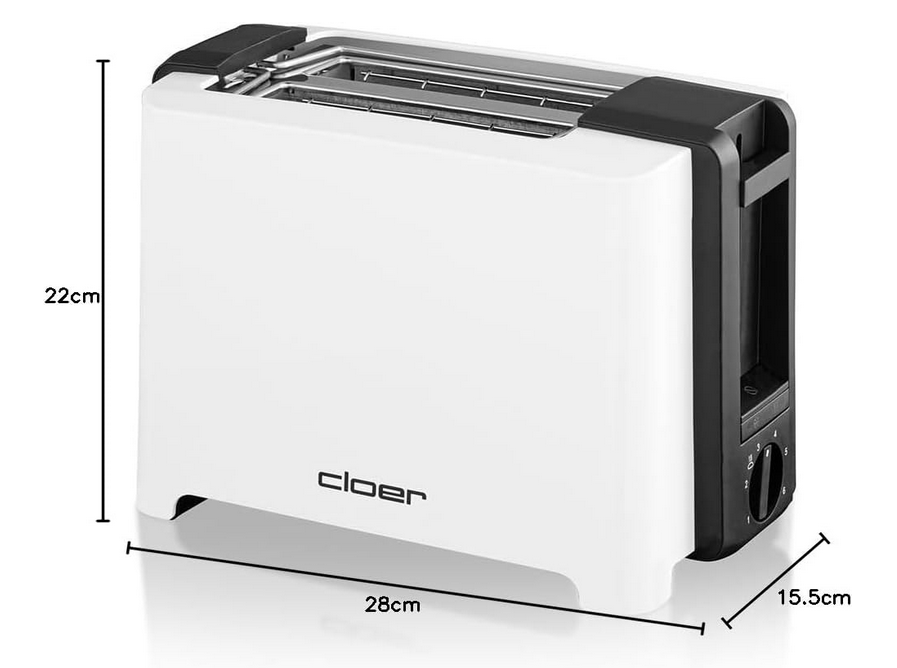 CLOER 3531 American Toaster XXL für 34,99€ (statt 44€)