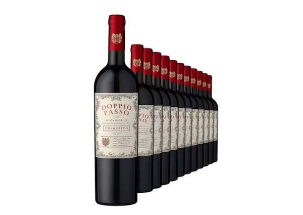 🍷 12 Flaschen Doppio Passo Primitivo 2023 Rotwein für 44,60€ (statt 70€)