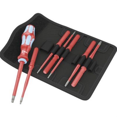 🪛 Wera isolierter Schraubendreher Wechselklingen-Satz inkl. Handhalter für 48,46€ (statt 65€)