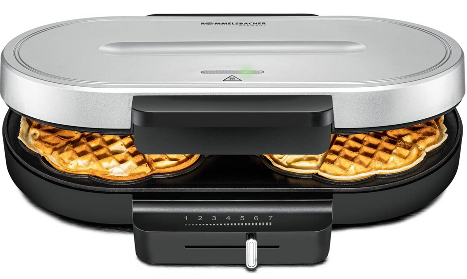 Rommelsbacher WA 1250 Waffel Doppel Automat für 38,18€ (statt 51€)